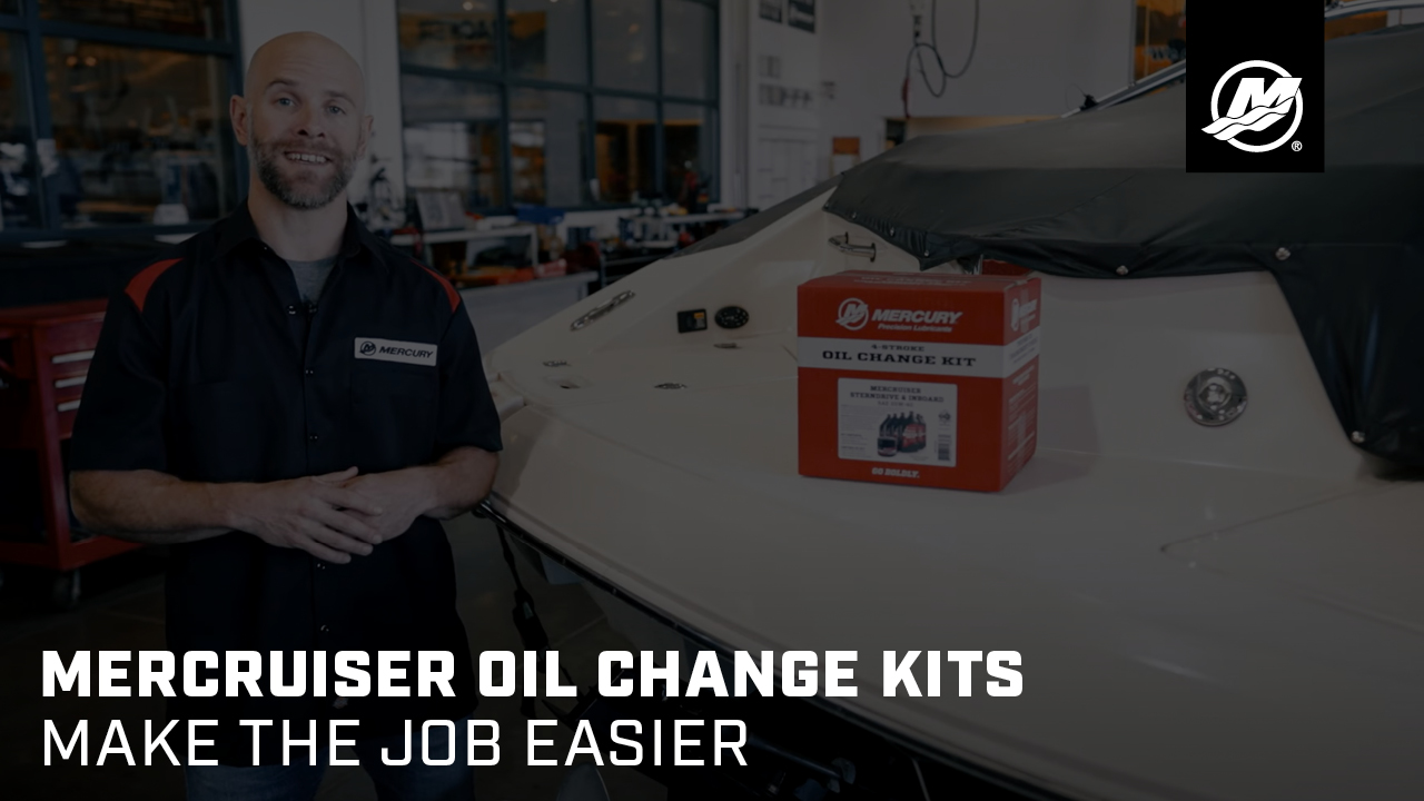 MerCruiser® Oil Change Kits Make Maintenance Easier